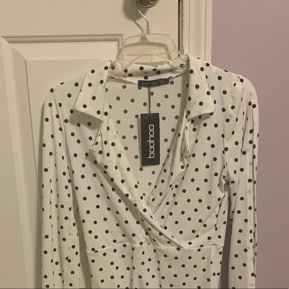Polka dot body suit